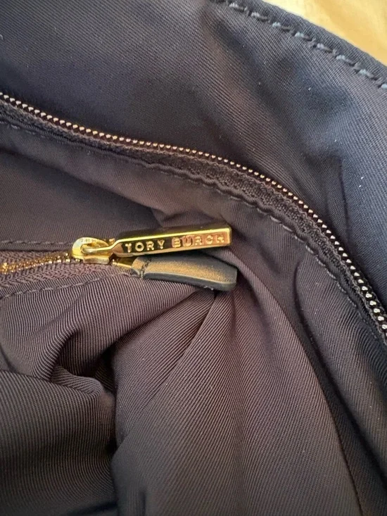 Tory Burch Tote Navy Blue - Picture 5 of 9